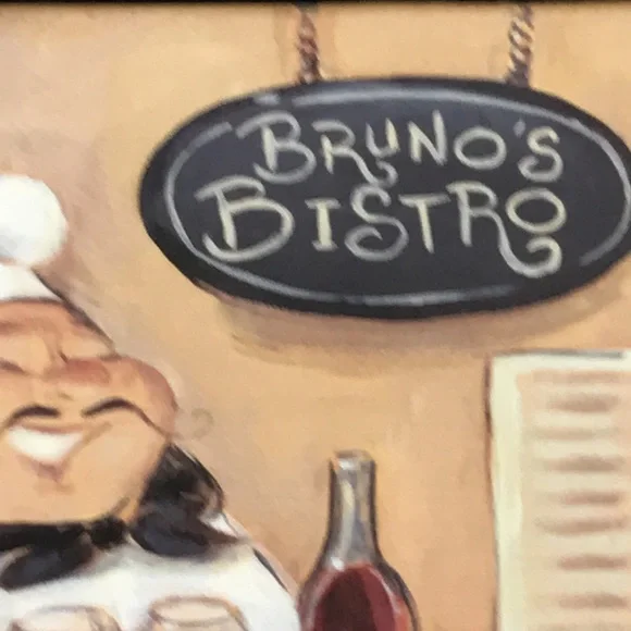 Bruno’s Bistro Wall decoration 8”X8” - Picture 4 of 7